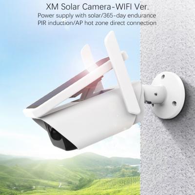 China NIGHT VISION 1080P Bullet Solar Powered / Battery IP Cameras Wifi Direct With IR Support PIR And TF Card for sale