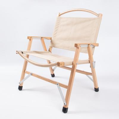 China Easy To Fold And Carry Leisure JWW-005 High Quality Wooden Outdoor Folding Chair For Camping Fishing for sale