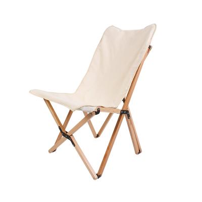 China Easy To Fold And Carry New Style JWW-009 Camping Foldable Chair Wood Folding Outdoor Chair Covenient Light for sale