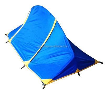 China JWF-038 Custom Touring Gear Anti Water Backpacking Bicycle Man Ultralight Single Camping Tent for sale