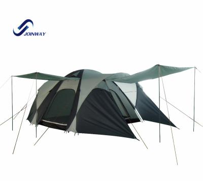 China JWF-078 China Supplier Outdoor Camping Double Layer Canopy Foldable Carpa Tent for sale