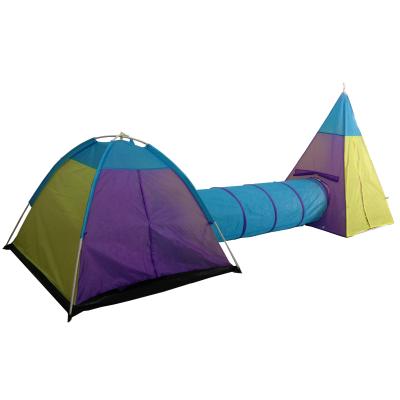 China Easy Install JWS-021A Children Play Tent and Tunnel Set Tent Kids Tent for Children for sale