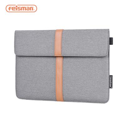 China Feisman Wear-Resistance Ultra Thin Waterproof Laptop Sleeve Case, 13 14 Inch Frosted Anti-scratch Slim Ultralight Laptop Bag For Macbook Air for sale