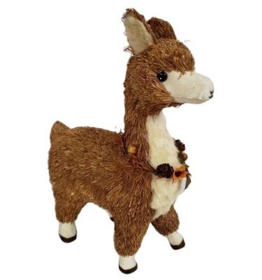 China Artificial Indoor Natural Handmade Harvest Decoration Alpaca Fall Alpaca Decoration for sale