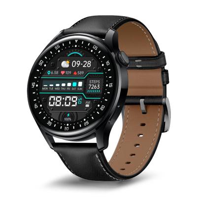 China 2022 Touch Screen Smart Watch D3 Pro Touch Round Heart Rate Blood Oxygen Reloj IP67 Full Button Voice Call Rotary Music for sale