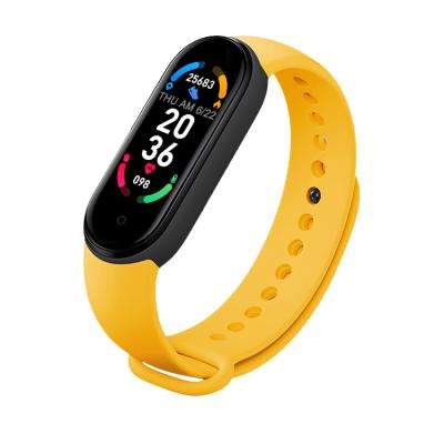 China M6 Touch Screen 6 Bands Wristband Wristband Fitness Tracker Fitness Tracker Heart Rate Blood Pressure BP Monitor Waterproof Smart Watch for sale