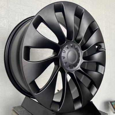 China Professional ALLOY UU Matt Black 20 Model 3 Wheels 5x114.3 19 20 Inch Customized Forged Rims 21 For Tesla for sale