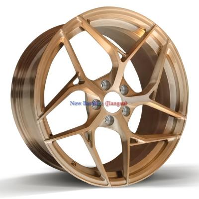 China Hot Selling UU ALLOY 5X100 5X112 5X120 16 18 19 20 21 22 23 24 Inch 17 Inch Forged Wheel Car Rim for sale