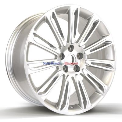 China Popular 6061 T6 UU Aluminum 5X100 5X120 5X1143 16 Silver 17 18 19 20 21 22 23 24 Inch Alloy Forged Wheels 5X114.3 for sale