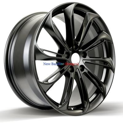 China Professional Matt Black UU ALLOY Wheels 5x114.3 19 20 Inch 21 Customized Forged Rims For X/Y Tesla Model 3 for sale