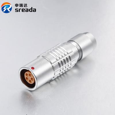 China Stoß-Verschluss-Verbindungsstück DHG 0B Gegentakt5 Pin Electrical Connector IP68 wasserdichtes zu verkaufen