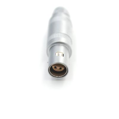 China TFA 0S 4 Pin Miniature Circular Connector Coaxial, das Halbmond-Verbindungsstück zuschließt zu verkaufen