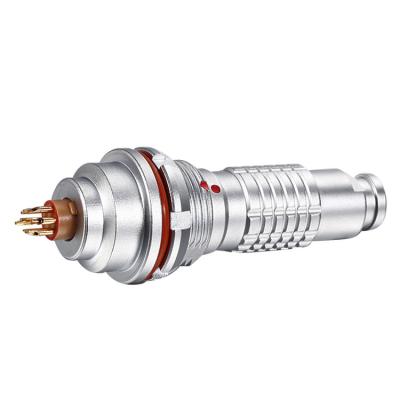 China SRD.TGG.2K.308 8 Pin Electrical Connectors Multipole Waterproof multi Pin Connector zu verkaufen