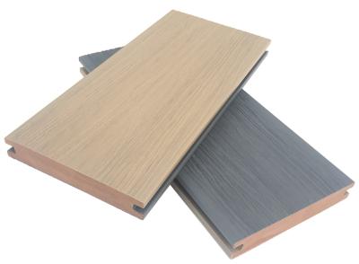 China 138x23 Double Color WPC Decking Boards Composite Coextrusion Floor Wood For Terrace for sale