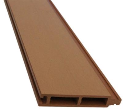 China Panel de madera compuesto de plástico de 110 mm de madera de jardín Wpc Pared exterior Revestimiento de madera en venta