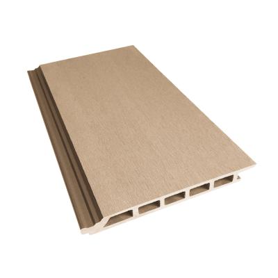 China Panel de pizarra de plástico de madera compuesto eólico impermeable para paredes de 17 mm en venta