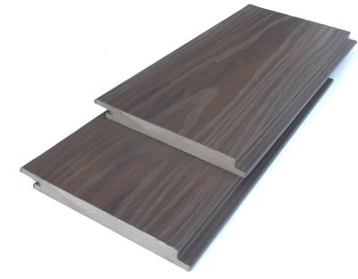 China Co Extrusión Panel de pared exterior de WPC revestimiento impermeable 13mm para tabiques en venta