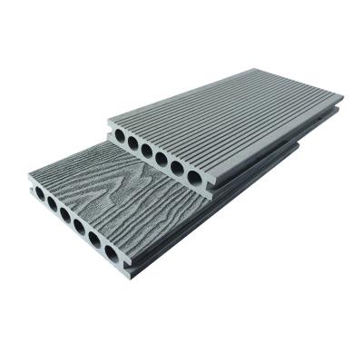 China Engineered WPC Lightweight Composite Decking Board Wood Plastic 3D Embossed for sale