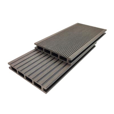 China Wood Substitute WPC Composite Decking Floors 145mm 25mm for sale