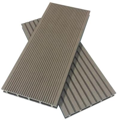 China Free Sample Waterproof Hollow Wood Plastic Composite Decking WPC Outdoor Flooring for sale