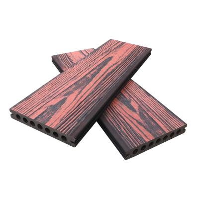 Κίνα Δημοφιλές Wpc Decking Mixed Color 138*23mm Long Lifespan Three Layer Co-extrusion Wpc Terrace Solid Decking προς πώληση