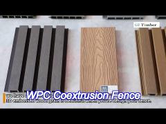 waterproof coextrusion wpc fence panels wood plastic composite for garden sport farm