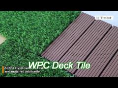 garden balcony wood plastic composite wpc flooring tiles for terrace 12ft