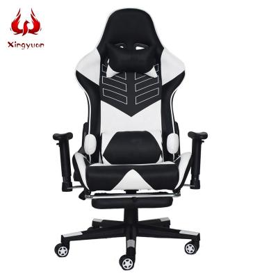 China (Height)New Design Adjustable OEM Customized Reclining Office Chair Computer Gaming Chair With Footrest for sale