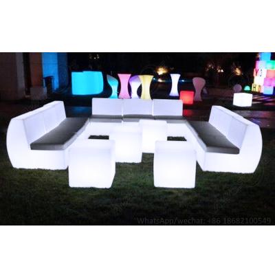 China Latest LED color changing 12 seater sofa sets (SF201) Outdoor, Hotel, Exterior, Hall, Home Bar for sale