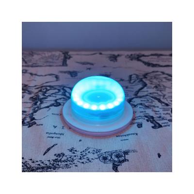 China Modern Wedding Event Hotel Furniture Restaurant Table Light Source LED Color Change Under Table Up Light for sale