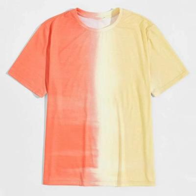 China Anti-wrinkle supplters wholesale fashion mens t shirts short sleeve tie dye printed mens customize t shirts for sale