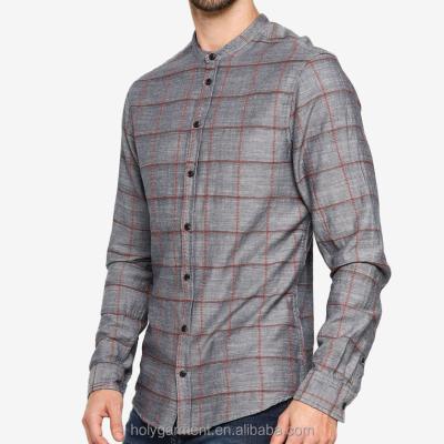 China Wholesale Mens Anti-pilling Shirts Cotton Long Sleeve Formal 100% Plaid Button Up Shirts for sale