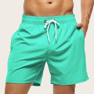 China High Quality Custom Drawstring Solid Color Elastic Waist Men's Shorts Anti-wrinkle Men's Shorts Elastic Waist Shorts for sale