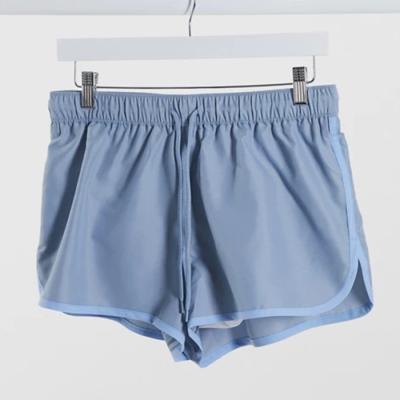 China new fashion Anti-wrinkle gym shorts drawstring waist plain elastic mens running shorts mens swimming shorts for sale