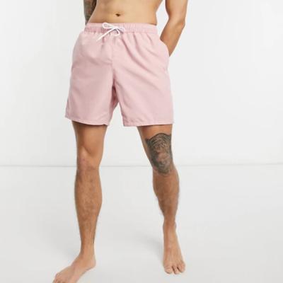 China Anti-Wrinkle Summer New Arrival Panel Shorts Mens Swimwear Shorts Mid Length Solid Color Beach Shorts for sale