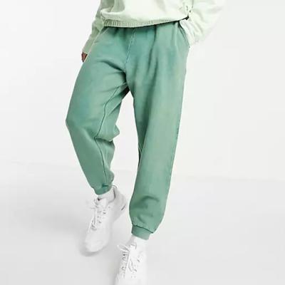 China Cheap Wholesale Custom Drawstring Waist Anti-Wrinkle Guangdong Clothing Factory Sweatpants Men Oversized 100% Cotton Washed Sweatpants for sale