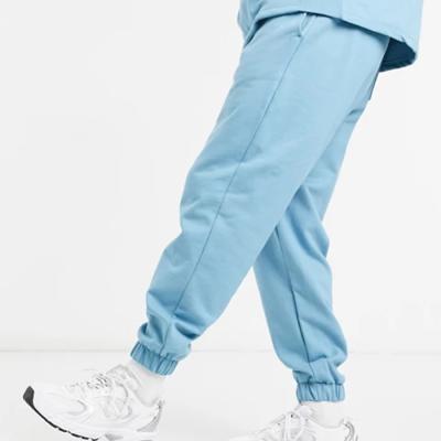 China OEM Manufacturer Oversized Anti-pilling Sweatpants Custom Elastic Cuffs Men Tapered Sweatpants for sale