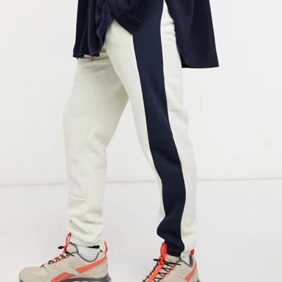 China Hot Selling Anti-pilling Basic Sweatpants Contrast Side Striped Thick Men Sweatpants for sale