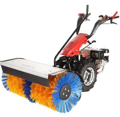 China Hot Selling Hotels Factory Hand Snow Sweeper Walk Behind Snow Power Sweeper Factory Snow Thrower Plow Small Road for sale