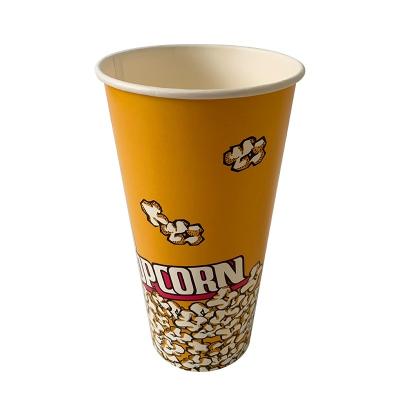 Κίνα Εναφορικά 32 Oz Προσωπικά Popcorn Tub Προσαρμόσιμη Flexo εκτύπωση προς πώληση