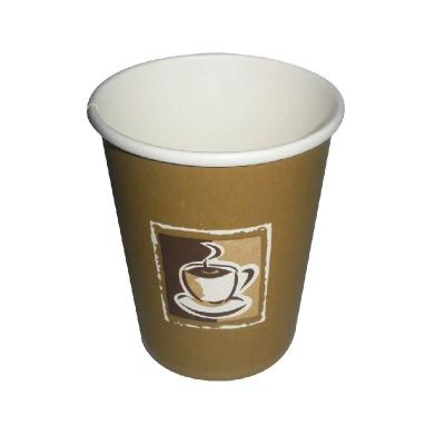 China Copas de café personalizadas 8 Oz Biodegradáveis Copas de papel impresso à venda