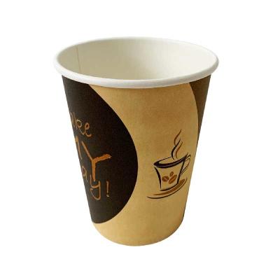 China Biodegradable 7 Oz Disposable Paper Coffee Cup Aqueous Coating Takeaway for sale