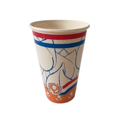 China Food Grade 12 Oz Paper Cold Cups Custom PE Coating Cold Coffee Paper Cups for sale