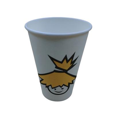 China Disposable Aqueous 16 Oz Paper Cold Cups Plastic Free Customizable Paper Cold Cup for sale