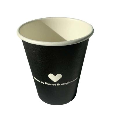 China PE Coated Single Wall Paper Cup Customized Coffee 8 Oz Paper Cup Lightweight for sale