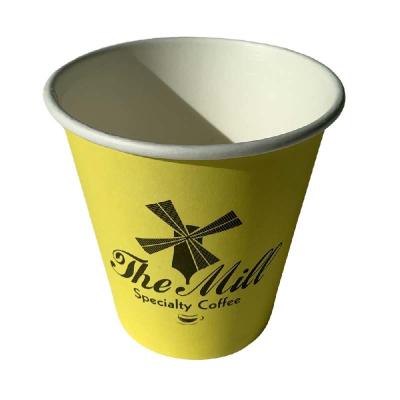 China Single Wall 10 Oz Paper Cups Coffee Disposable PE Lined Cups Flexo Printing for sale