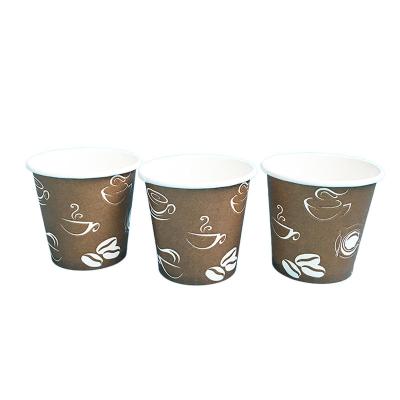 China Single Wall PE Coated Single Use Paper Cups Op maat gemaakte 2,5 oz wegwerppapierbekers Te koop