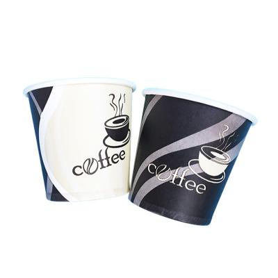 China Custom Printed Hot Coffee Paper Cups PE Lining 2.5 Oz Eco Friendly for sale