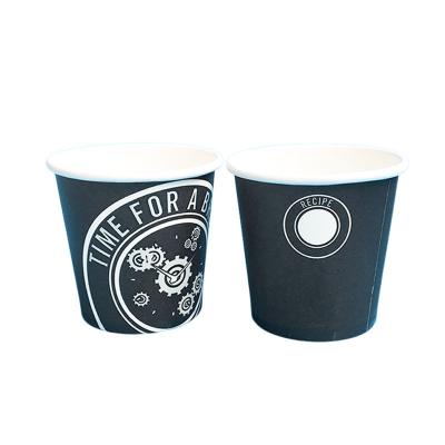 China 2.5 Oz Custom Insulated Coffee Paper Cups Disposable PE Coated Paper Cup for sale