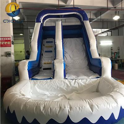 China Plato 0.55mmpvc Inflatable Water Slide Pool Slide for sale